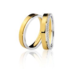 Alianças de Casamento ou Noivado em Ouro 18k - 7502584000 - RDJ Joias