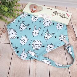 Babador bandana de tecido microfibra e atoalhado c... - Reart Baby