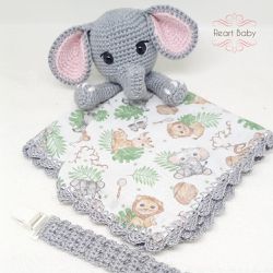 Naninha Amigurumi Elefante - NAN.elefante - Reart Baby