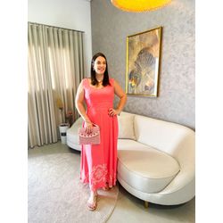Vestido Isa rosa - 2520 - Rebeca Azevedo