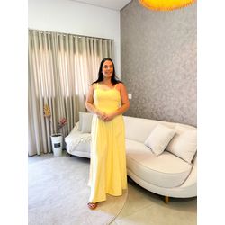 Vestido Abgail Amarelo - 2485 - Rebeca Azevedo