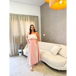 Vestido Clara Rosa - 2488 - Rebeca Azevedo