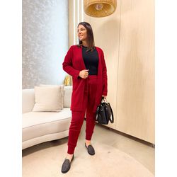 Conjunto Lupita Marsala Tricot - 3066 - Rebeca Azevedo