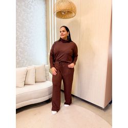 Conjunto Monice Marrom - 2894 - Rebeca Azevedo