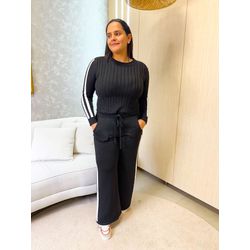Conjunto Loren Preto Tricot - 2911 - Rebeca Azevedo