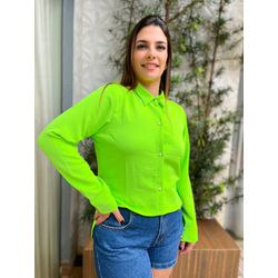 Camisa Carola Verde Lima - 0144 - Rebeca Azevedo