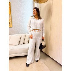 Conjunto Tricot Mia Off - 3091 - Rebeca Azevedo