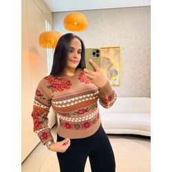 Tricot Lisa Premium Marrom - 3193 - Rebeca Azevedo