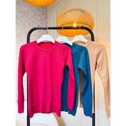 Combo Tricot Pink/ Verde/ Nude - 3200 - Rebeca Azevedo
