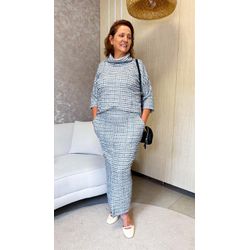 Conjunto Lovita Preto e Branco - 2837 - Rebeca Azevedo