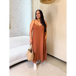 Vestido Márcia Caramelo - 2884 - Rebeca Azevedo