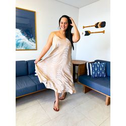 Vestido Márcia Nude - 2635 - Rebeca Azevedo