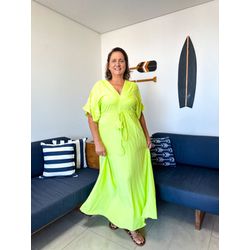 Vestido Alana Verde Lima - 2640 - Rebeca Azevedo