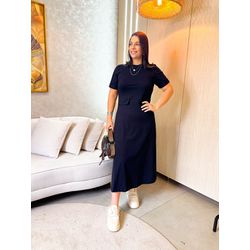 Vestido Ingride Preto - 2668 - Rebeca Azevedo