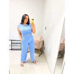 Conjunto Eliza azul bebê - 881 - Rebeca Azevedo
