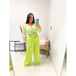 Calça Zara Verde - 764 - Rebeca Azevedo
