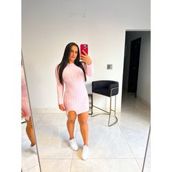 Vestido Estefânia rosa bb - 549 - Rebeca Azevedo