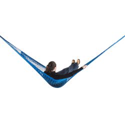 Rede De Dormir Camping Nylon Impermeavel Azul Anil... - REDESDEDORMIR.COM