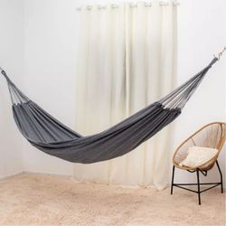 Rede de Dormir Jeans Life Basic Cinza Neblina - 78... - REDESDEDORMIR.COM ©