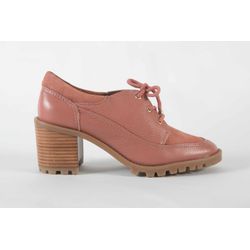 Bota Feminina Oxford em Couro Rose Ref. 09722.0942 - REGIMATTOS