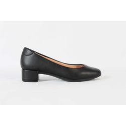 Scarpin Salto Bloco Bico Redondo Preto Ref. 09111.... - REGIMATTOS