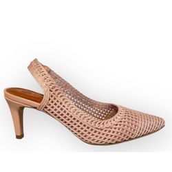 Scarpin Tramado Quartzo Slingback Ref. 09471.09942 - REGIMATTOS
