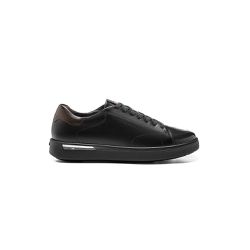 Sapatenis Masculino de Couro Air Medden Preto Ref.... - REGIMATTOS