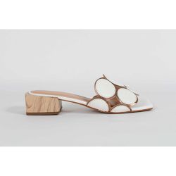 Tamanco Ipanema Branco com Bronze Ref. 09981.09952 - REGIMATTOS