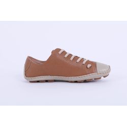 Tenis Couro Floater Caramelo Ref. 09961.09932 - REGIMATTOS