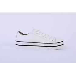 Tênis Couro Bold Street Branco Ref. 09961.09932 - REGIMATTOS