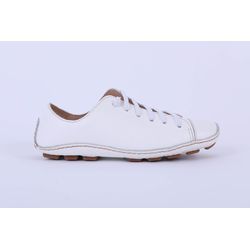 Tenis Couro Floater Branco Ref. 09961.09932 - REGIMATTOS