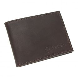 Carteira Masculina em Couro Skin Chocolate Liso H0... - REGIMATTOS