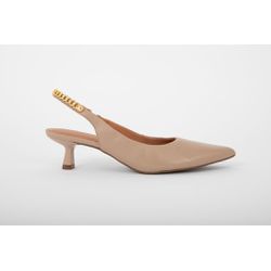 Scarpin Couro Monaco Nude Ref. 09902.09972 - REGIMATTOS