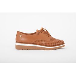 Tenis Couro Napa Monaco Camel Ref. 09991.09962 - REGIMATTOS