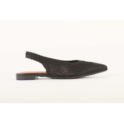 Sapatilha Slingback Preta Ref. 09431.09981 - REGIMATTOS