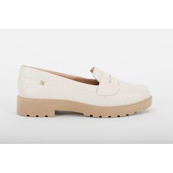 Mocassim Croco Off White Ref. 0949.09921 - REGIMATTOS