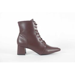 Bota Feminina Bico Fino Chocolate Ref. 09241.09991 - REGIMATTOS