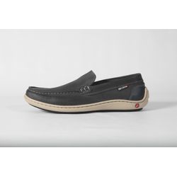 Sapato Masculino De Couro Walk Marinho REF. 09991.... - REGIMATTOS