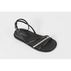 Sandalia Napa Soft Preto Ref. 09901.09941 - REGIMATTOS