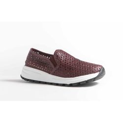 Tênis Feminino Couro Bordo Ref. 09111.09951 - REGIMATTOS