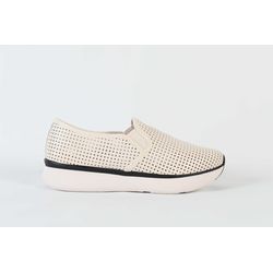 Tenis Slip On Atanado Monaco Off White Ref. 09951.... - REGIMATTOS