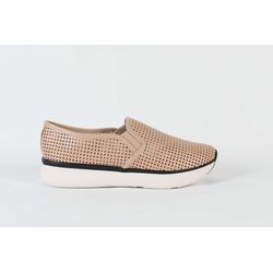 Tenis Slip On Atanado Monaco Nude Ref. 09951.09922 - REGIMATTOS
