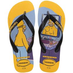 Chinelo Havaianas Simpsons - Amarelo Pop - 0142 - Rei dos Chinelus