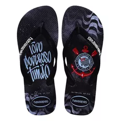 Chinelo Havaianas Times Corinthians - 2025 - 0152 - Rei dos Chinelus