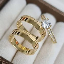 Par de Alianças em ouro 18K - REINOAUI