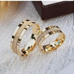 Par de Alianças em ouro 18K - REINOAUI