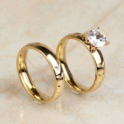 Par de Alianças em ouro 18K - REINOAUI