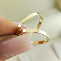 Par de Alianças em ouro 18K - REINOAUI