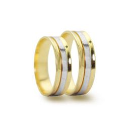 Par de Alianças em ouro 18K - REINOAUI