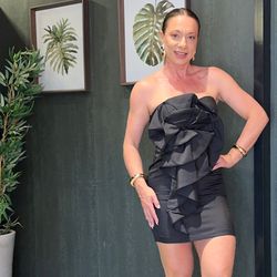 Vestido sem alças e flor Alice - Renata Amici Store